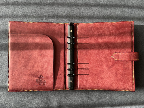 Agenda, organisateur en cuir personnalisable, sur-mesure