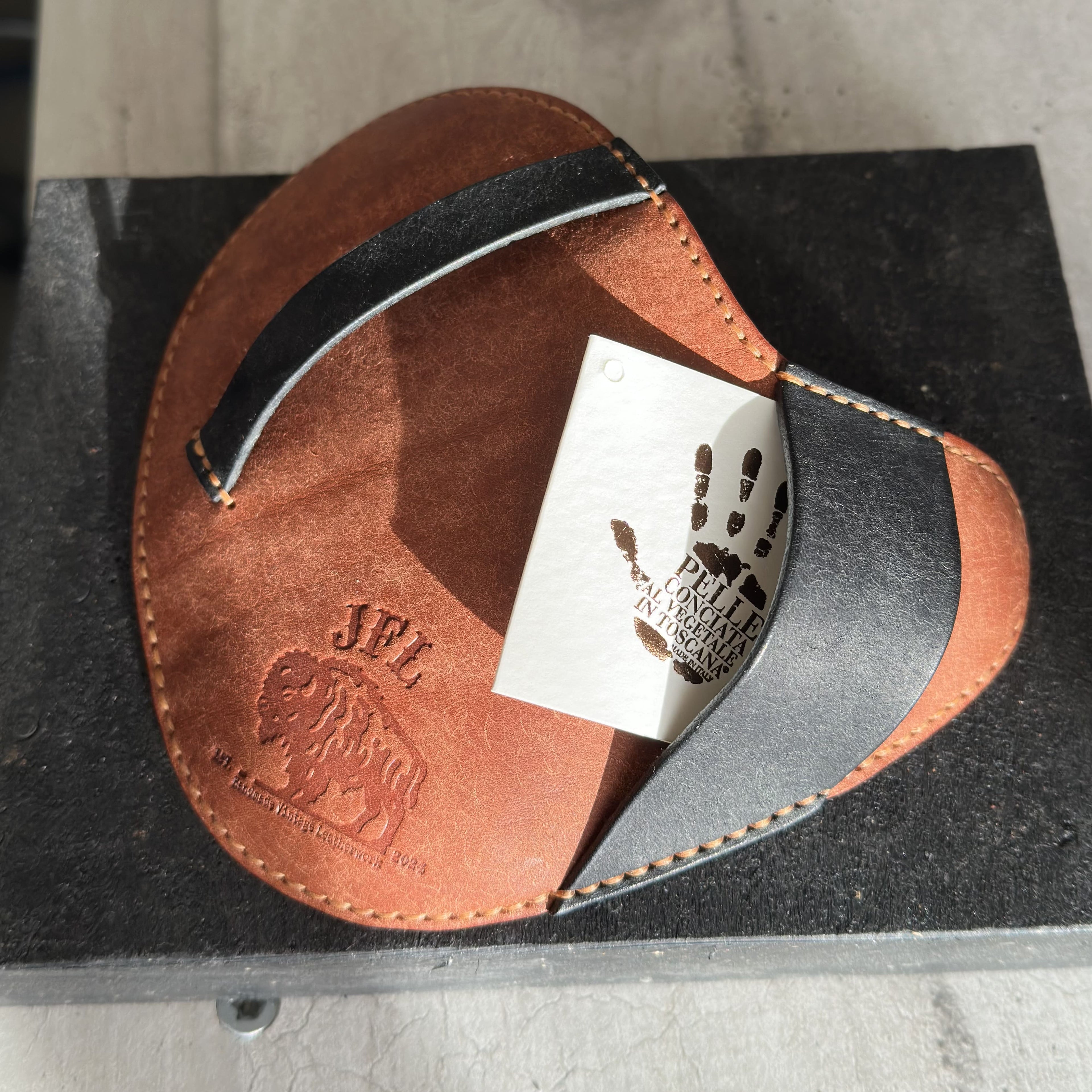 Gant de protection en cuir pour l'ouverture des huîtres et personnalisable