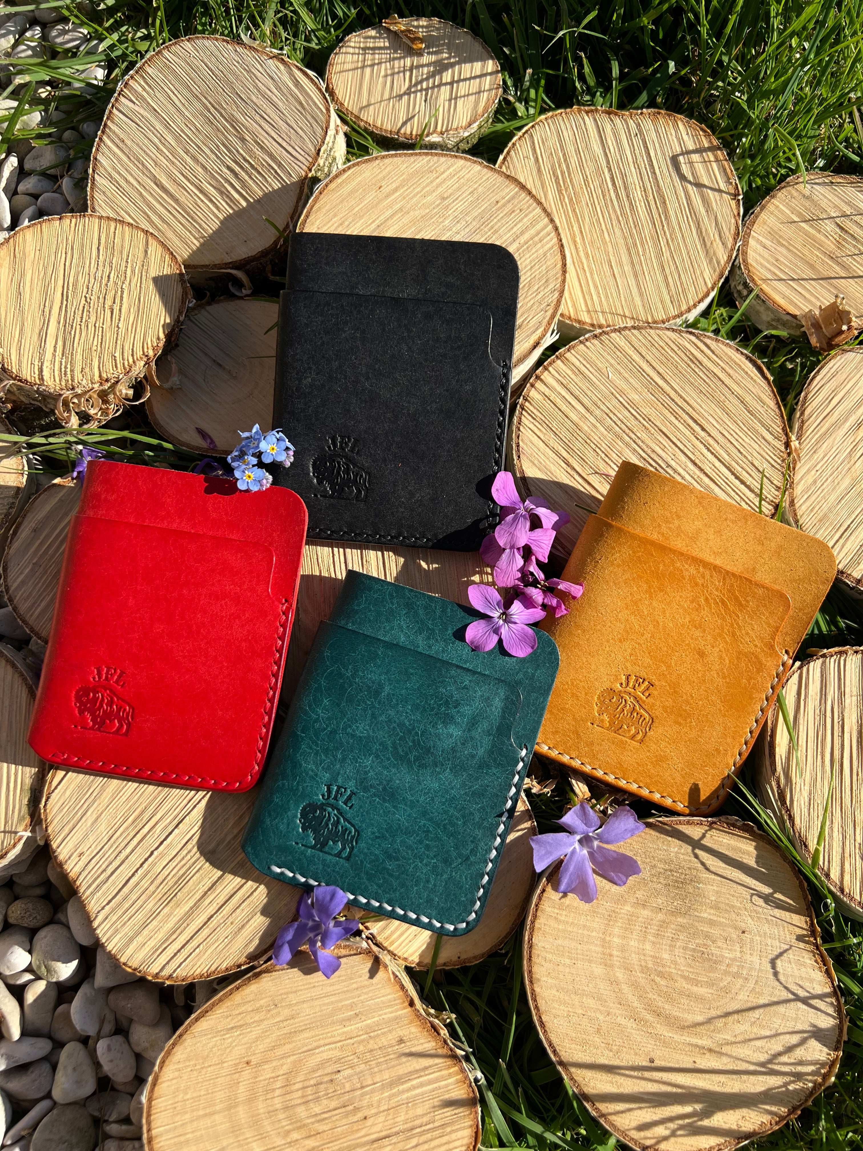 Porte cartes en cuir personnalisable