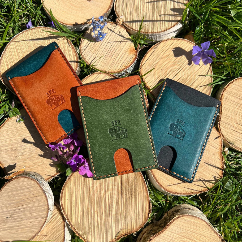 Porte cartes en cuir personnalisable