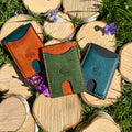 Porte cartes en cuir personnalisable