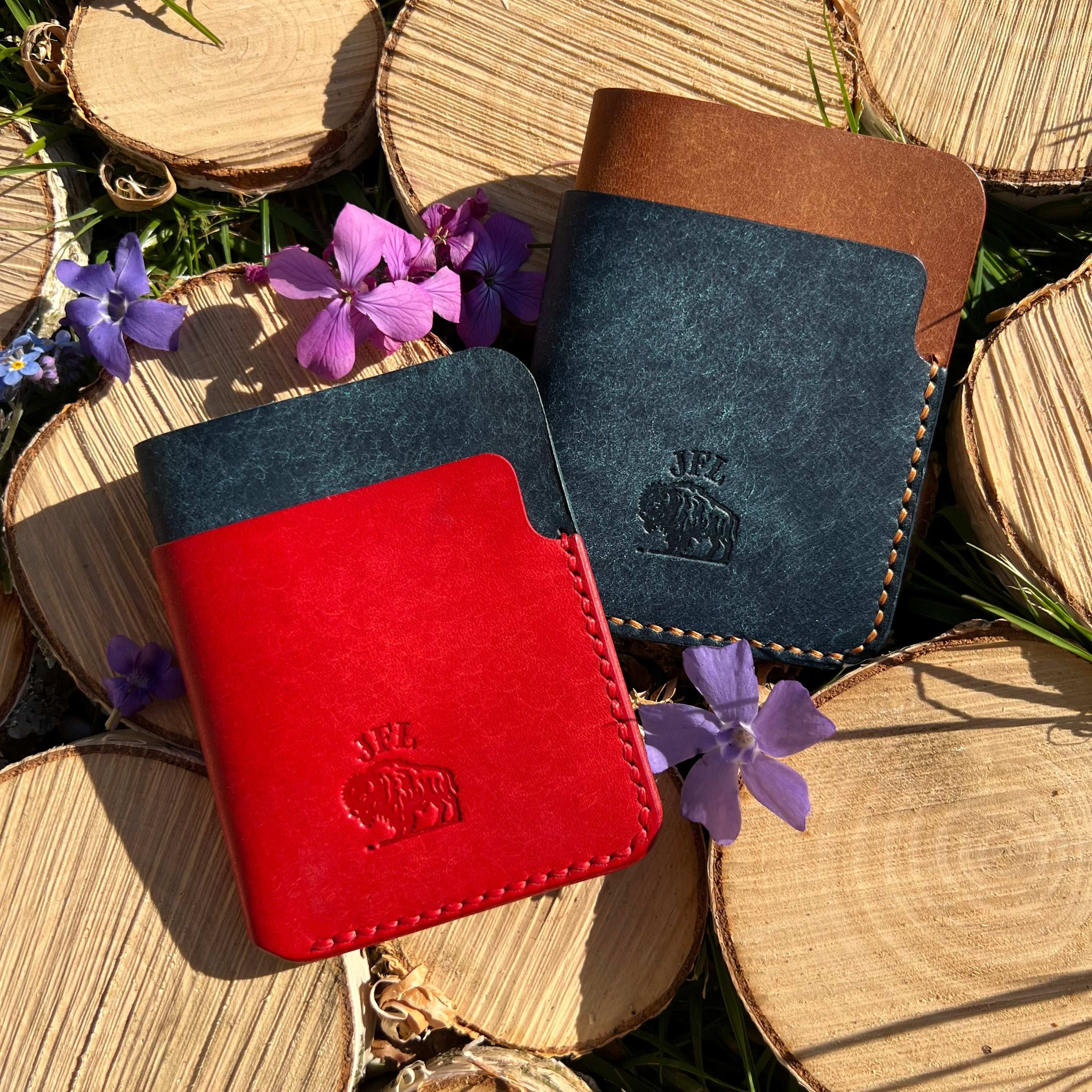 Porte cartes en cuir personnalisable