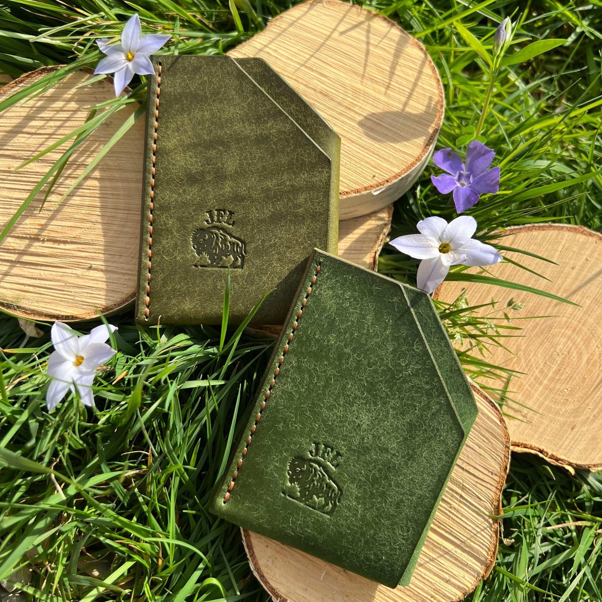 Porte cartes en cuir personnalisable