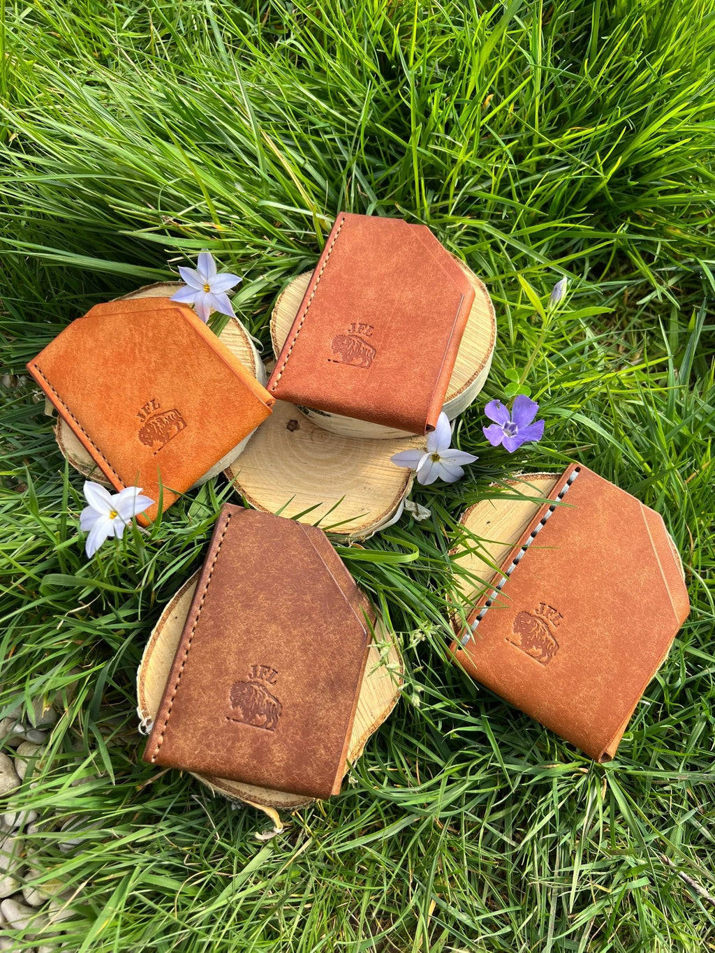 Porte cartes en cuir personnalisable