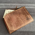 Porte monnaie en cuir personnalisable