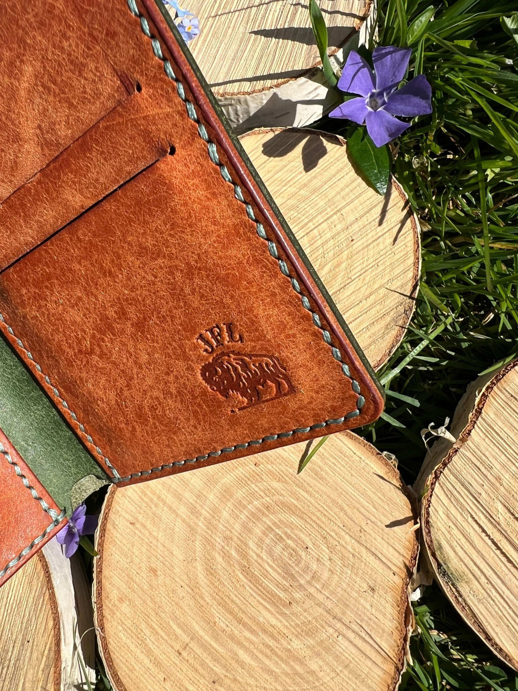 Portefeuille en cuir personnalisable