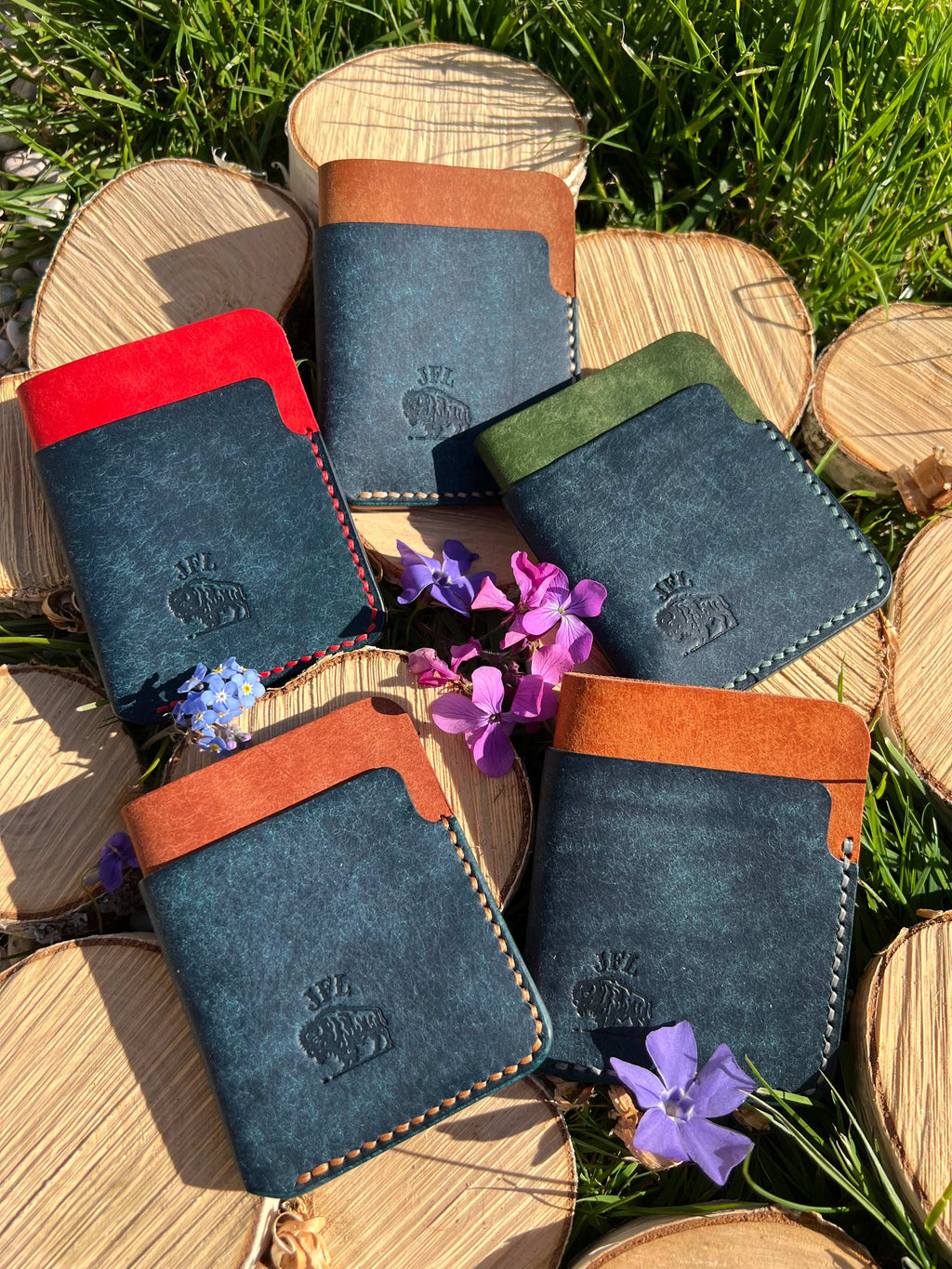 Porte cartes en cuir personnalisable