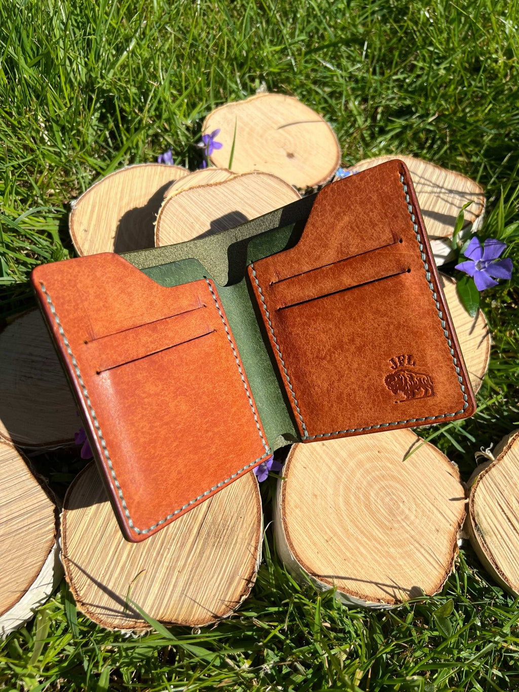 Portefeuille en cuir personnalisable